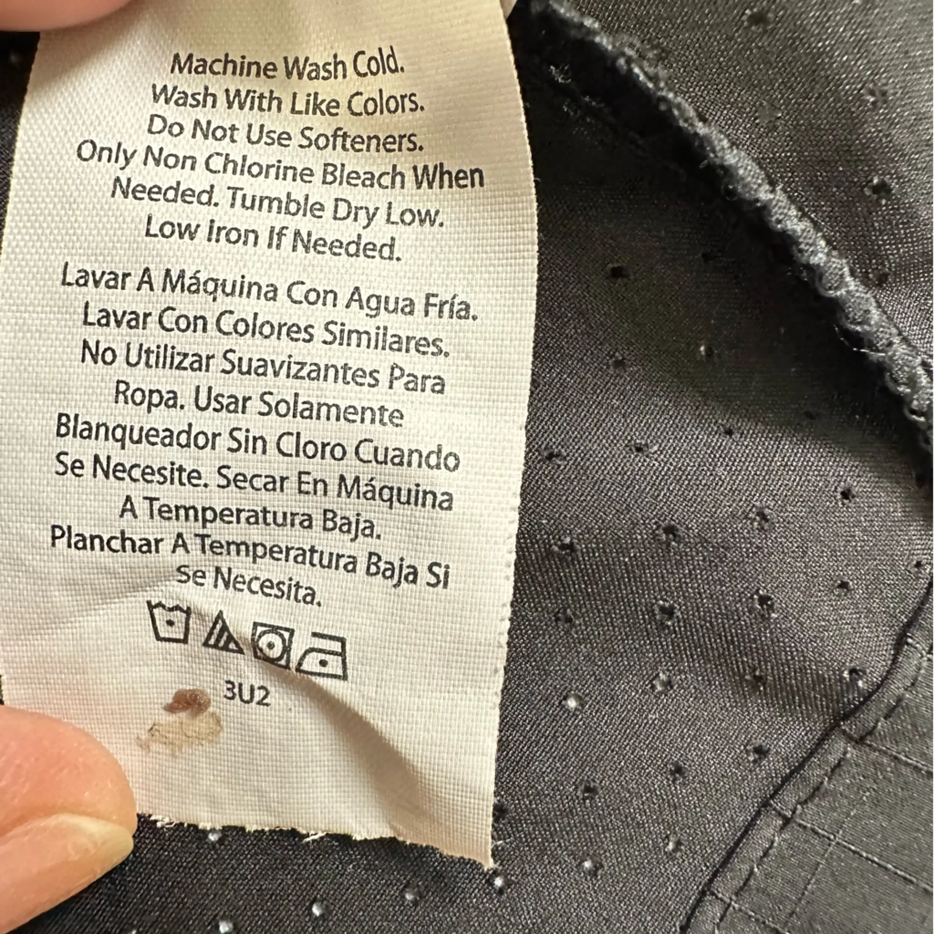 Avia Black lightweight Half-Zip Sweatshirt With Pockets and Ajustable Straps - Image 9