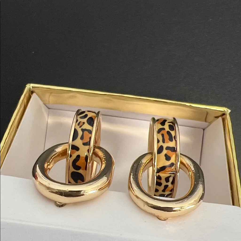 True to Form | Leopard Earrings Gold - Image 5