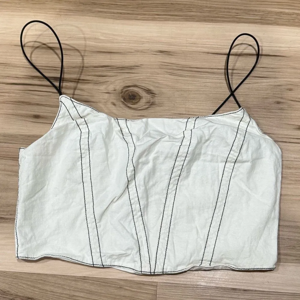 Urban Outfitters Bungee Bustier Cropped Top Women’s Medium - Image 2