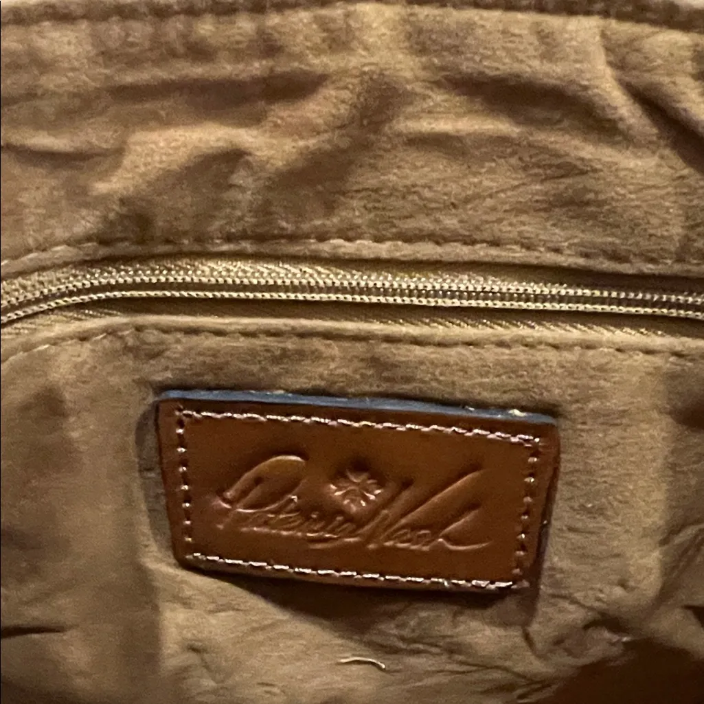 Patricia Nash | Leather Wristlet w/ Tooled Design in “Lava” - Image 9