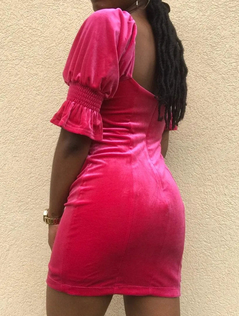 Magenta Velvet O - Image 4