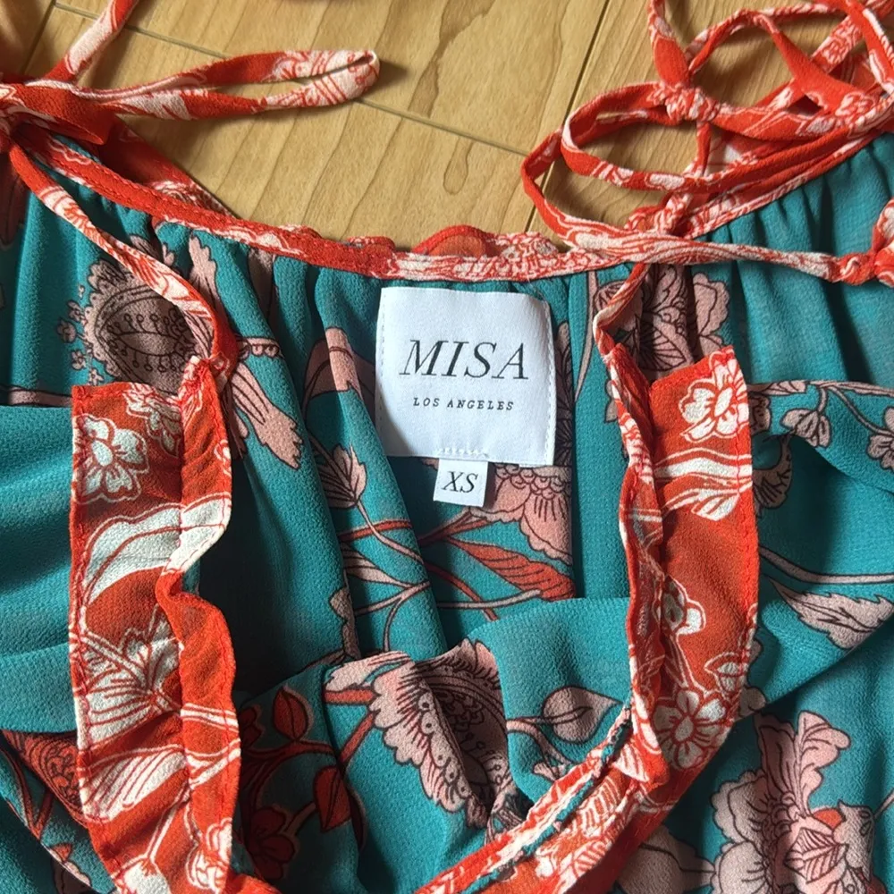 Floral Maxi Dress with Ruffle Details - Image 3