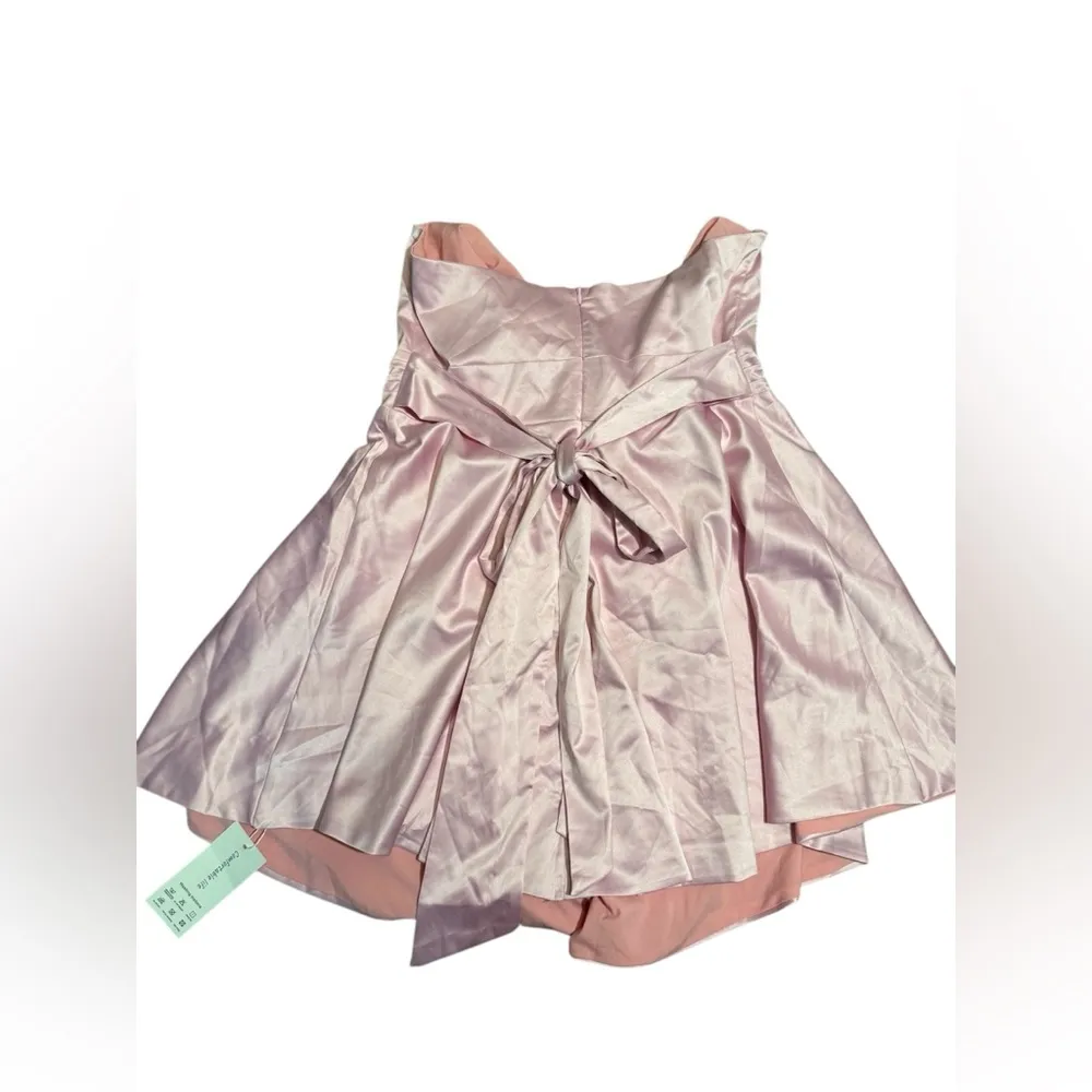 LuFeng Women's Sexy Sleeveless Halter Deep V Neck Backless Pink Large NWT - Image 5