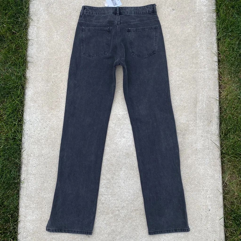 NEW Adika Studs Side Slit Jeans size S Small NWT - Image 2