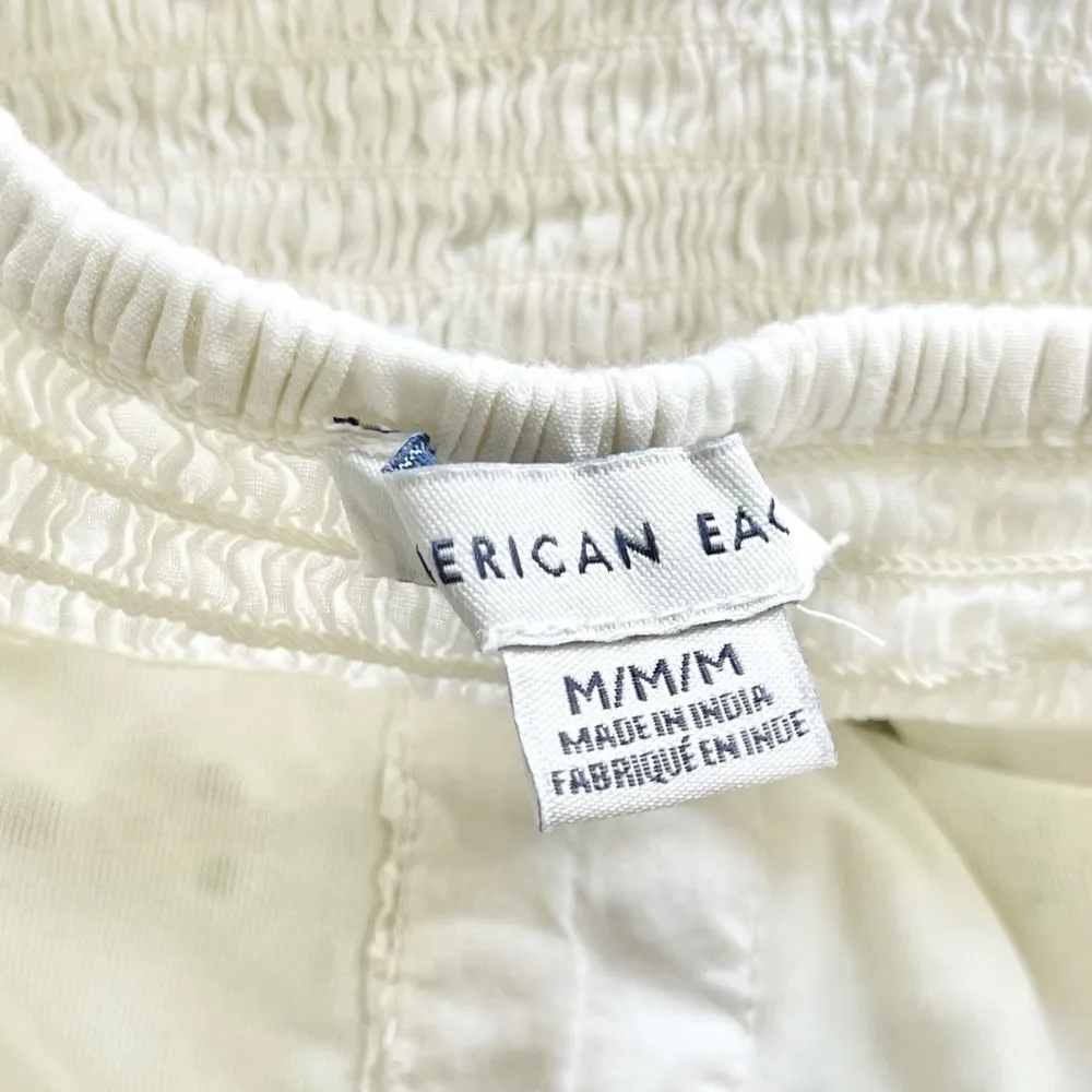 American Eagle Floral Button Front Lace Mini Dress - Image 10