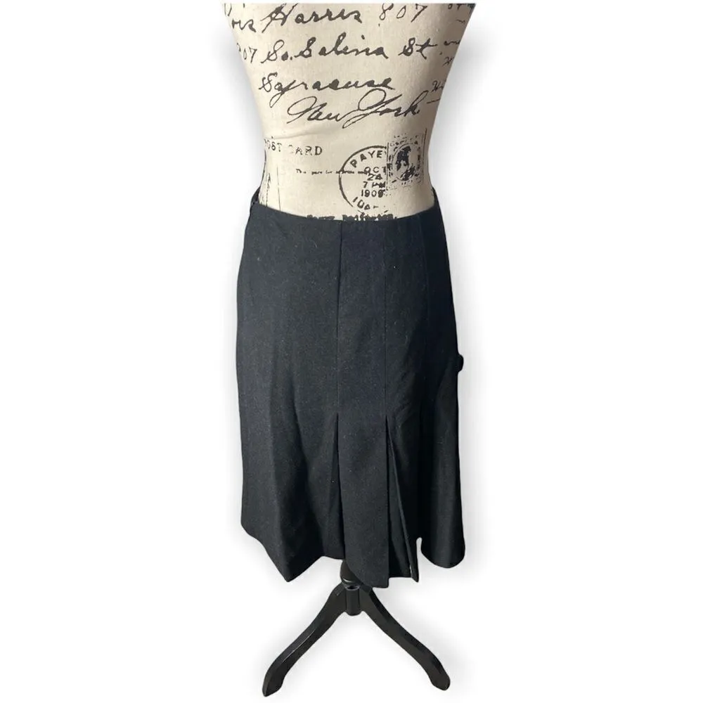 Valentino Garavani Valentino SZ 10 wool A-line skirt - Image 7