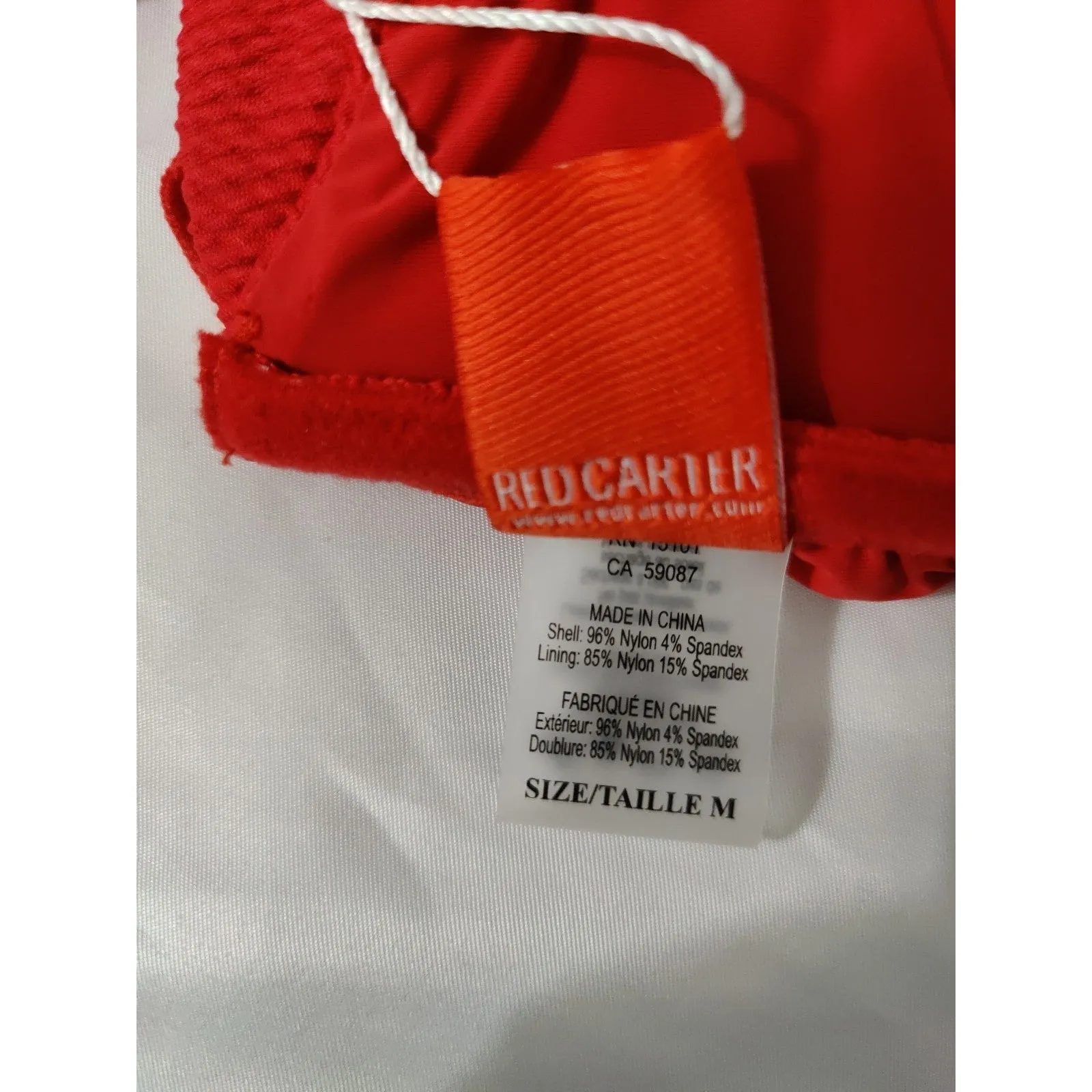 Red Carter Bikini Top M NEW Swim Cherry Girl Coquette Girl Mermaid Twee Cosplay - Image 8