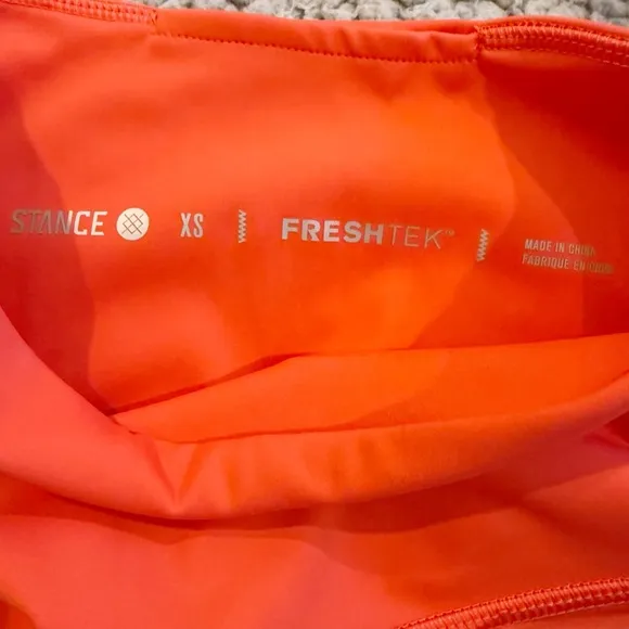 STANCE‎ Happenings Leggings in Melon size XS NWT Orange - Image 9