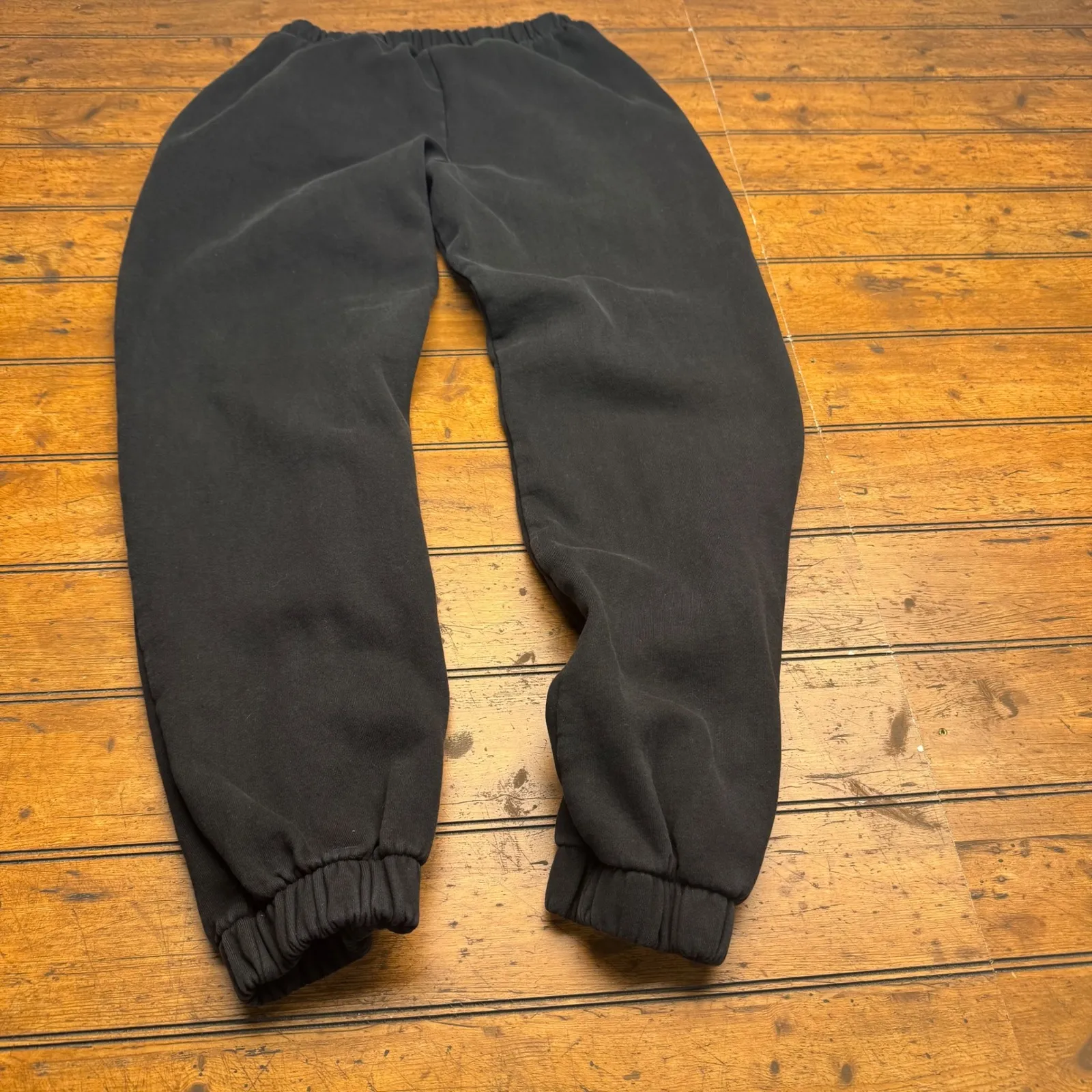 John Galt Black New York Embroidered Jogger Sweatpants Women's Lounge Casual - Image 4