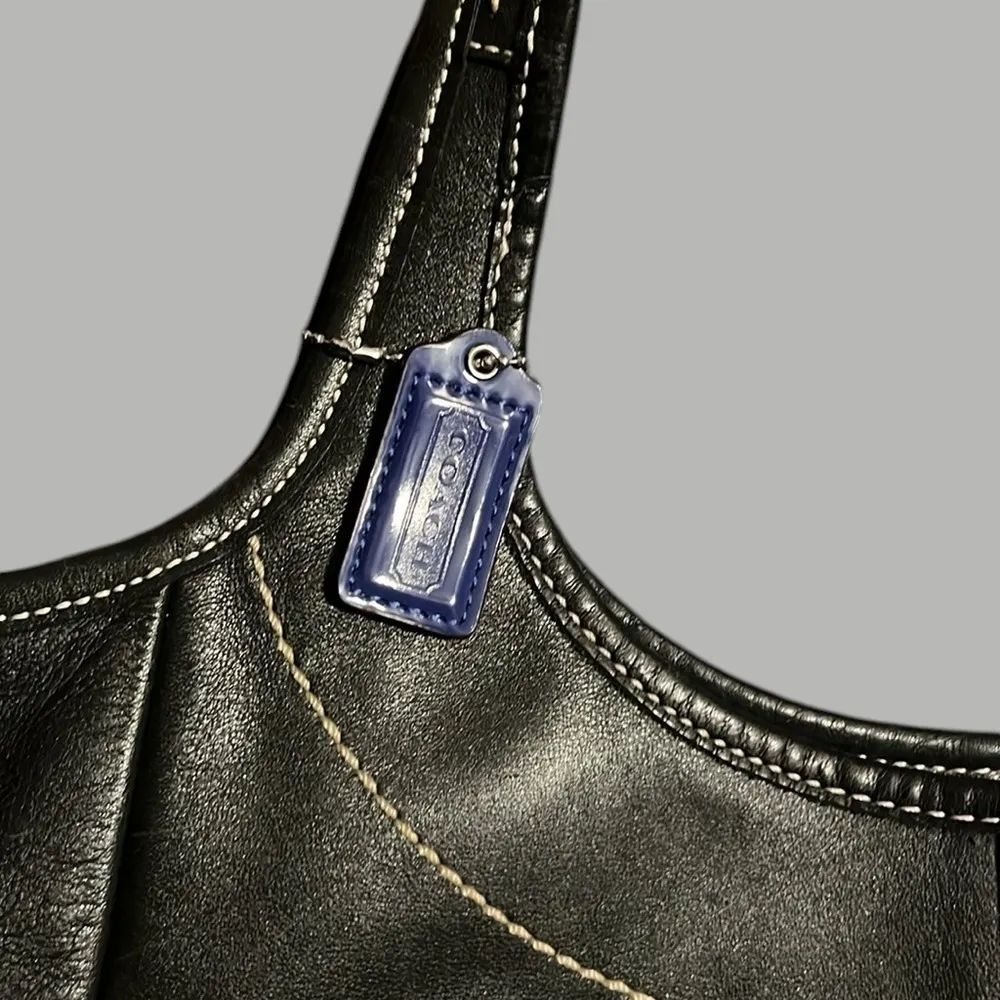 COACH 65th Anniversary Ergo Legacy stripes extra large tote with brass turnlock. - Image 2