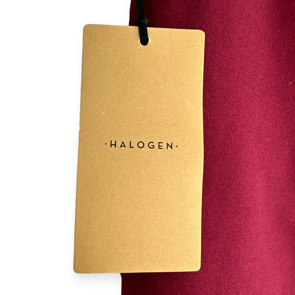 Halogen | NWT | XXL | Burgundy Field Ponte-Knit Stretchy Pull-On Pencil Skirt - Image 7