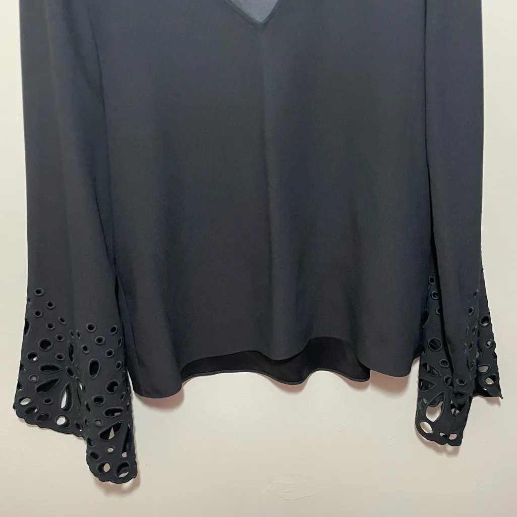Ramy Brook Eyelet Sleeve Blouse - Image 3