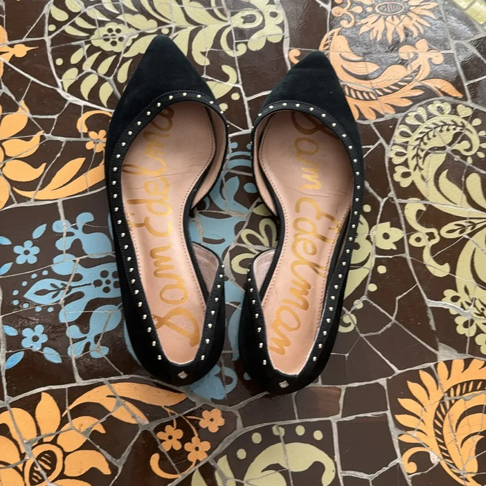 SAM EDELMAN SUEDE FLATS Sz : 6 - Image 4