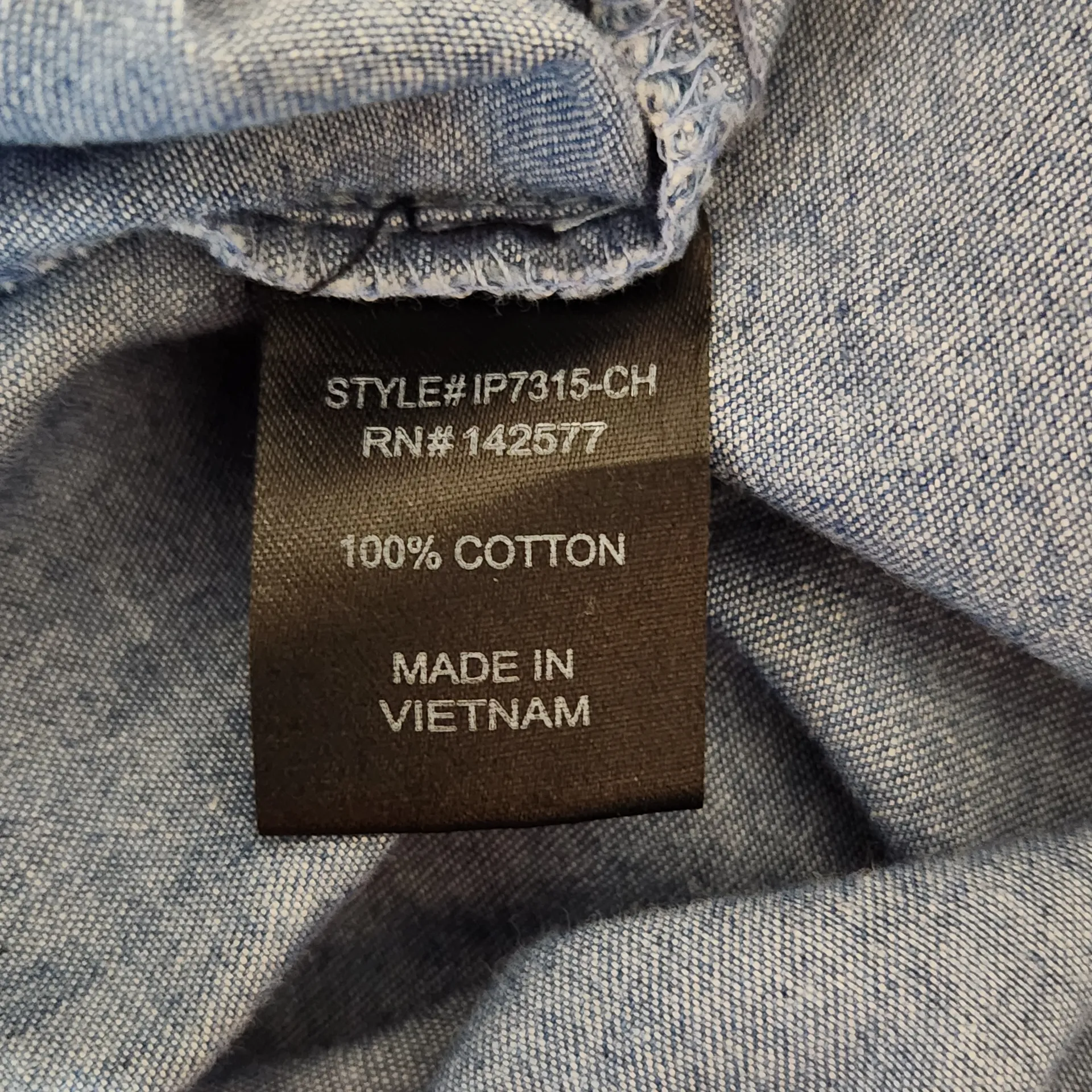 Iris Blue Chambray Pull-on Jogger Pants Size Medium Chambray Joggers - Image 8