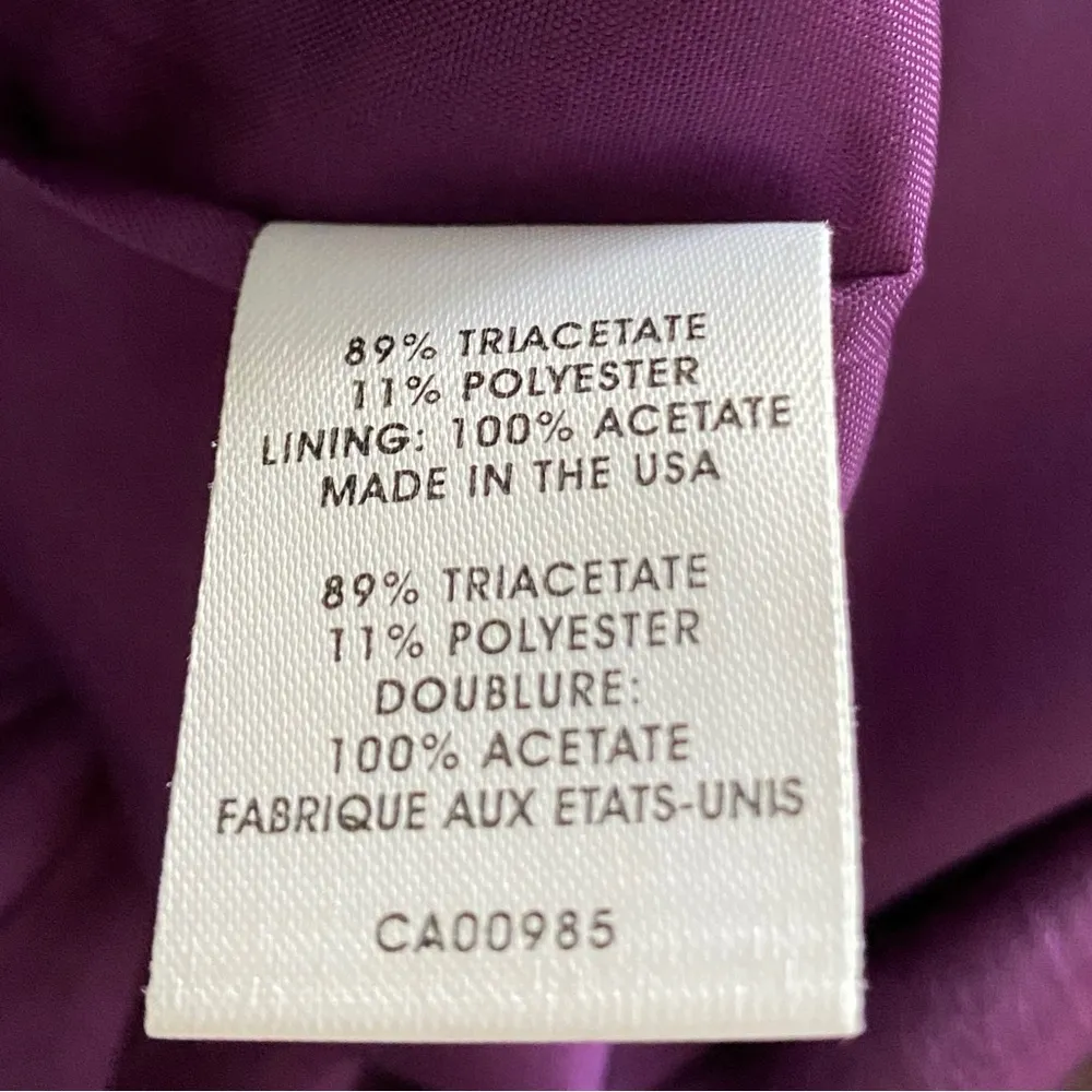 Women's Katie Mae V-Neck Sleeveless Dress Purple Size 4 - Image 8