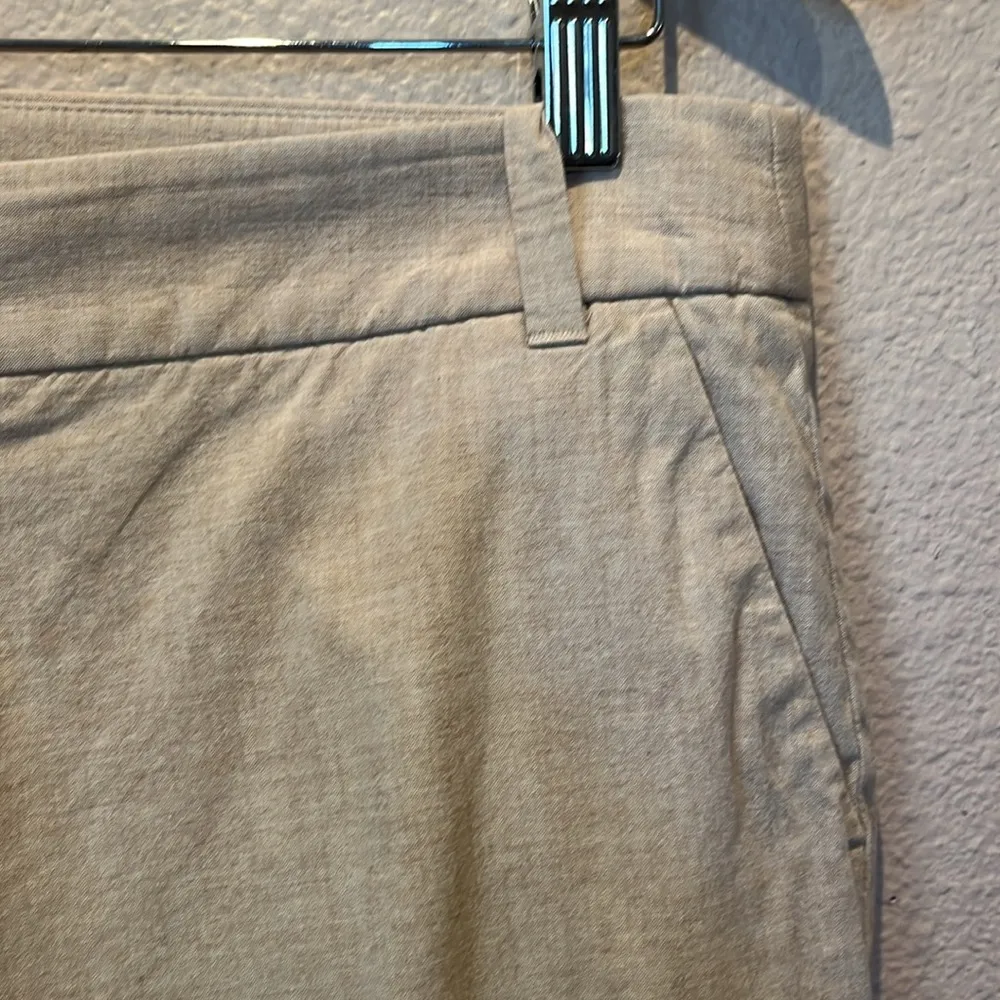 J. Crew Women’s Beige Tan Linen Cocktail Capri Pants City Fit Size 6 - Image 5