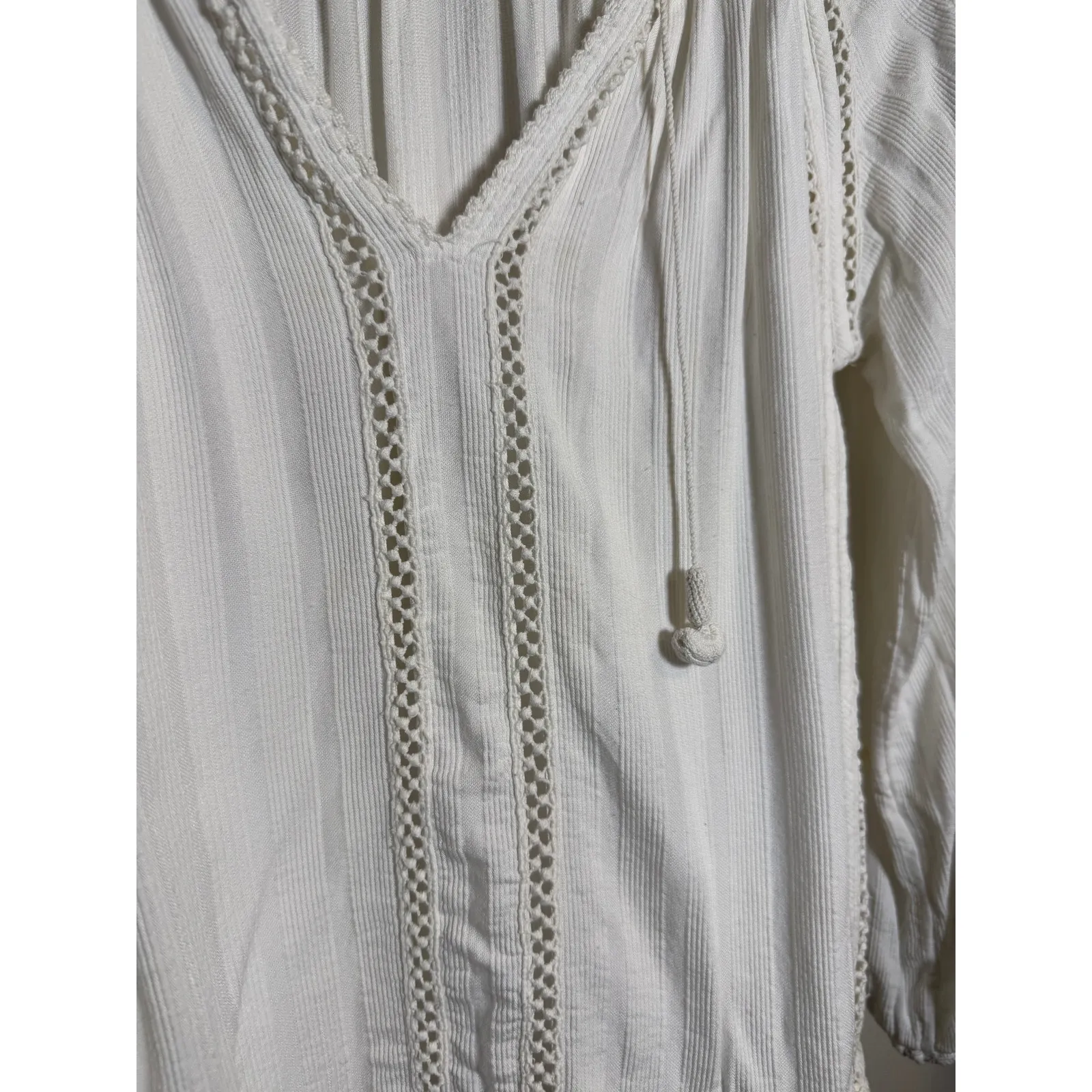 Ulla Johnson Mika Blouse Blanc White Women’s Size 4 - Image 5