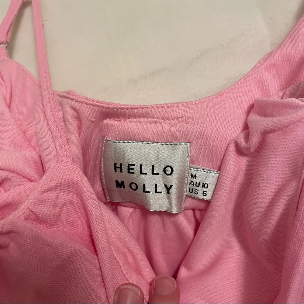 Hello Molly Pink Mini Dress - Image 6