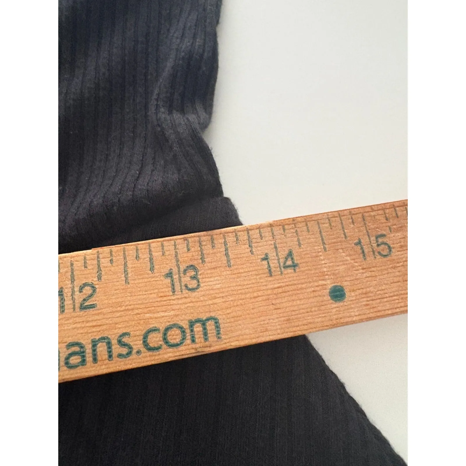 Y2K Mossimo Tank Dress Sz S Black Tunic Babydoll Dark Fairy Twilight Ribbed Soft - Image 13