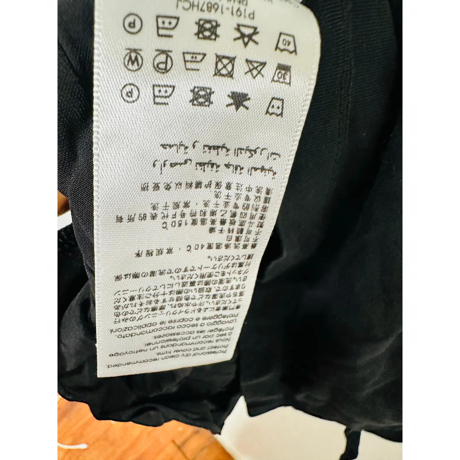 3.1 PHILLIP LIM Black Jersey Material 100% Cotton Pearl Embellished T-Shirt XS - Image 9