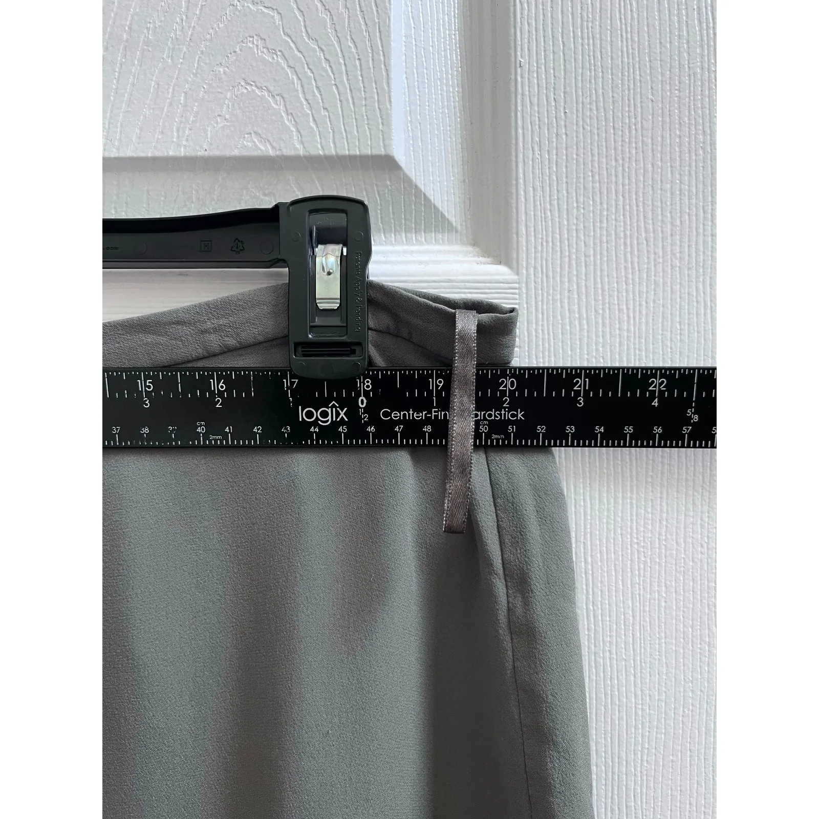 Eileen Fisher Silk Georgette Crepe Lightweight Zip Clasp Machine Wash Pant 1X - Image 12