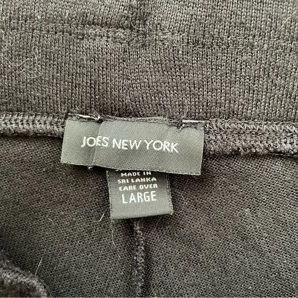 JONES NEW YORK black knit drawstring pants, size large - Image 7