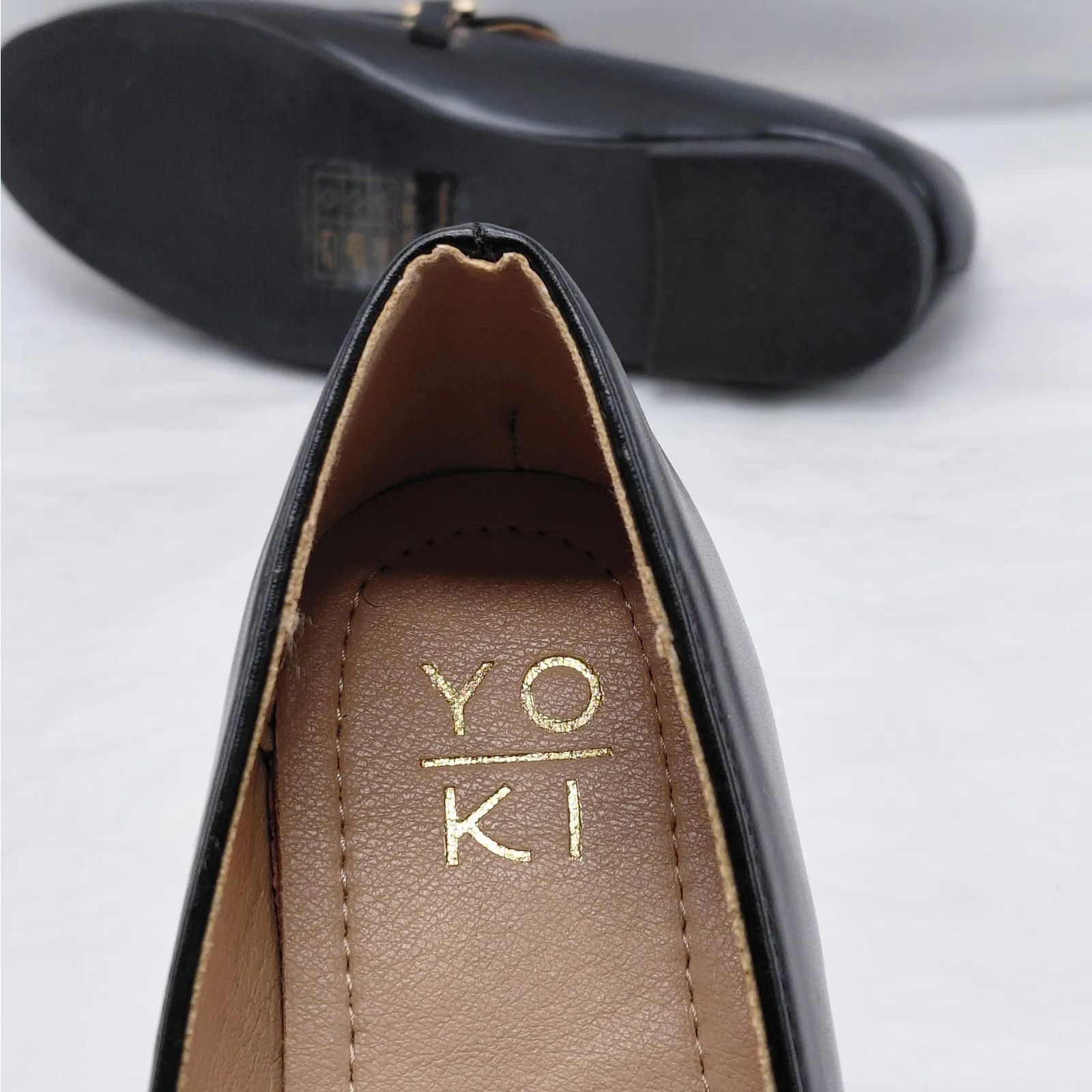 Yoki Edline-36 Women's Dress Loafers Size 6 Black Slip On Casual Comfort Shoes - Image 10
