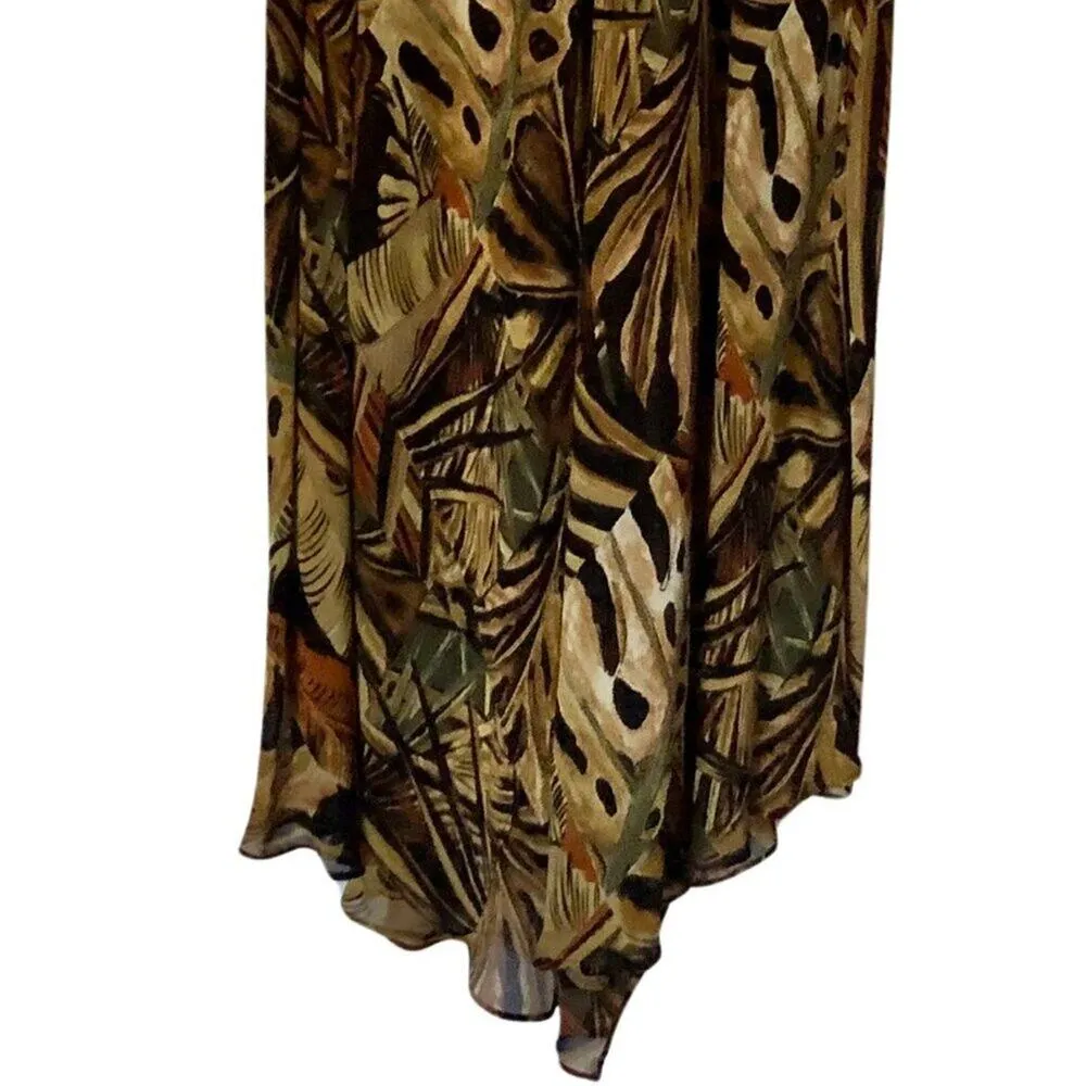 Vintage Platinum Dorothy Schoelen Skirt Set Jacket Top Skirt 2 pcs Sz S Bundle Brown - Image 9