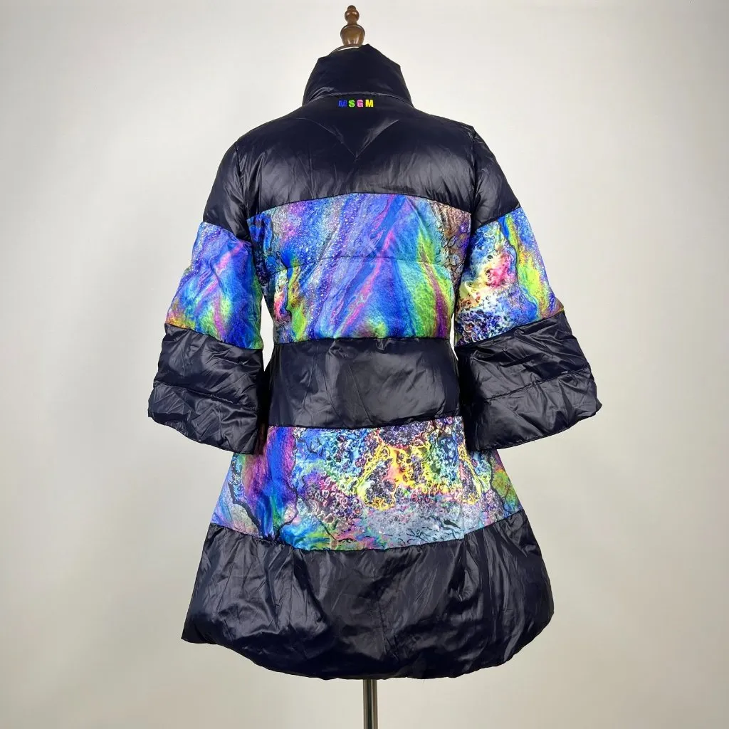 NWOT MSGM Women's Down Puffer Jacket Size L Three - Image 4