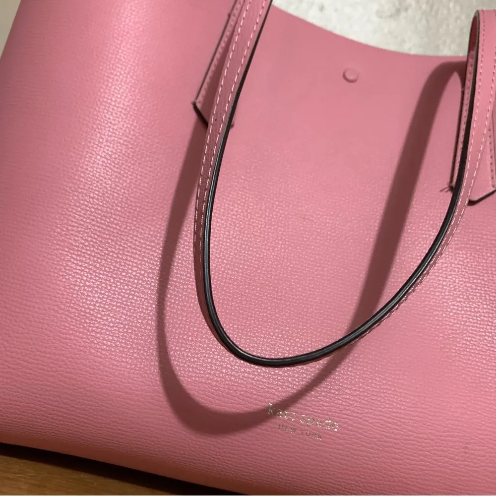 Kate Spade  Molly Hearts Party Large Tote, Tutu Pink - Image 9