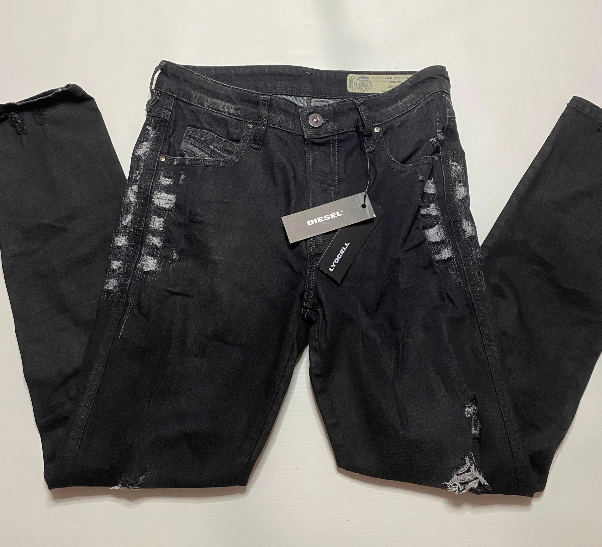 NWT Diesel Babhila Black Jeans size 27  - Image 4