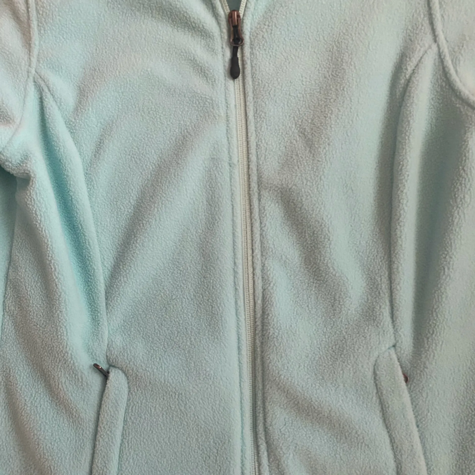 Amazon Essentials Women's Aqua Fleece Jacket Blue - Image 2