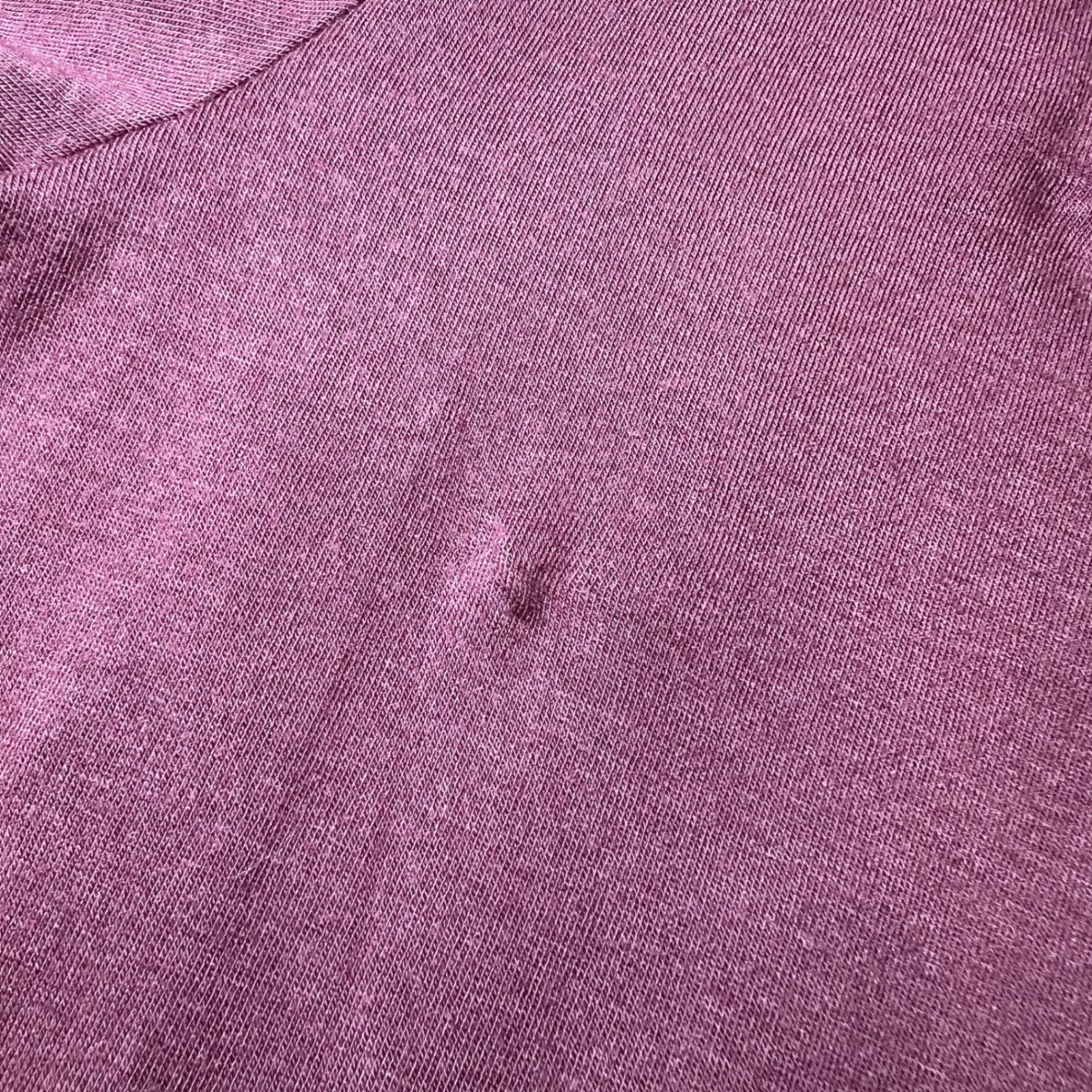 Simply Vera Vera Wang Shirt Women Large Mauve Tunic Top Knot Short Sleeve Casual - Image 9