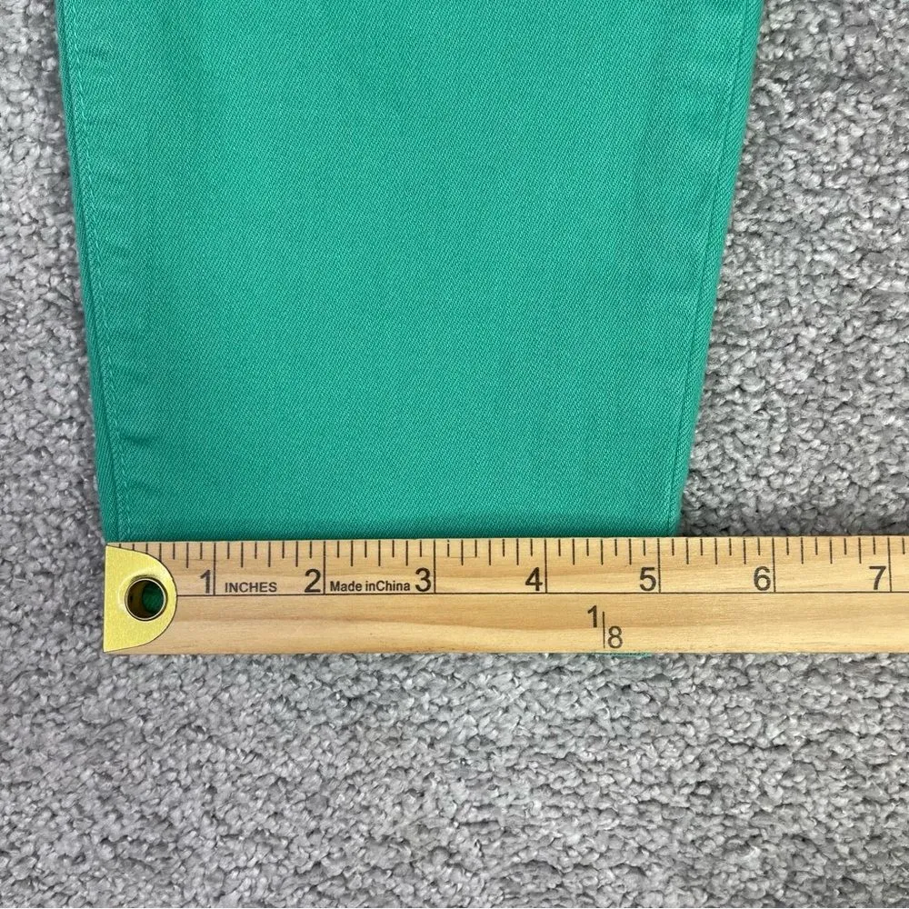 NYDJ Clarissa Jeans Women’s 4P Green Ankle Skinny Mid-Rise Comfort Stretch - Image 11