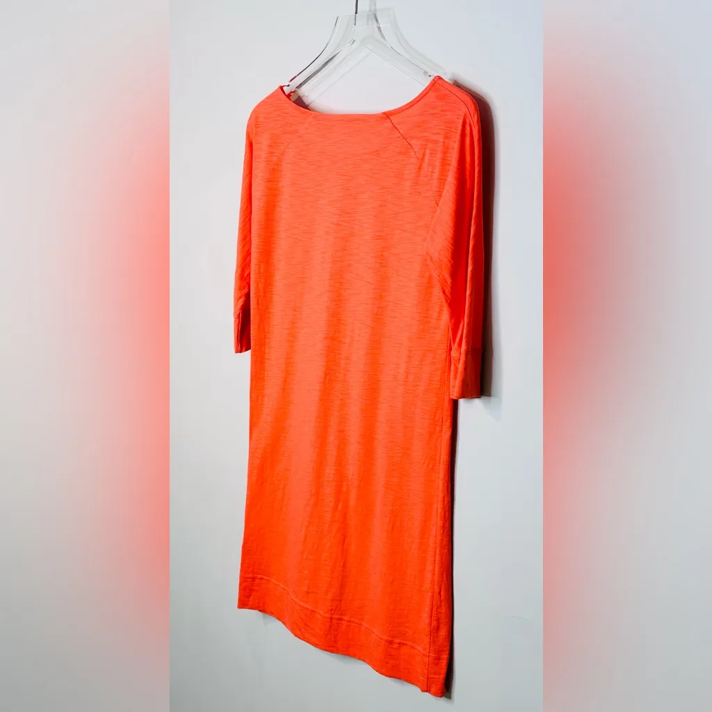 Lilly Pulitzer Cassie Slub Tango Orange Cotton Knit Dress - Image 8
