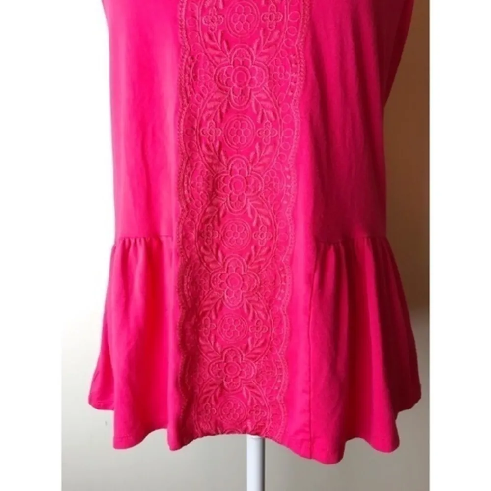 Adrianna Papell • Embroidered Peplum Tank Top - Image 17