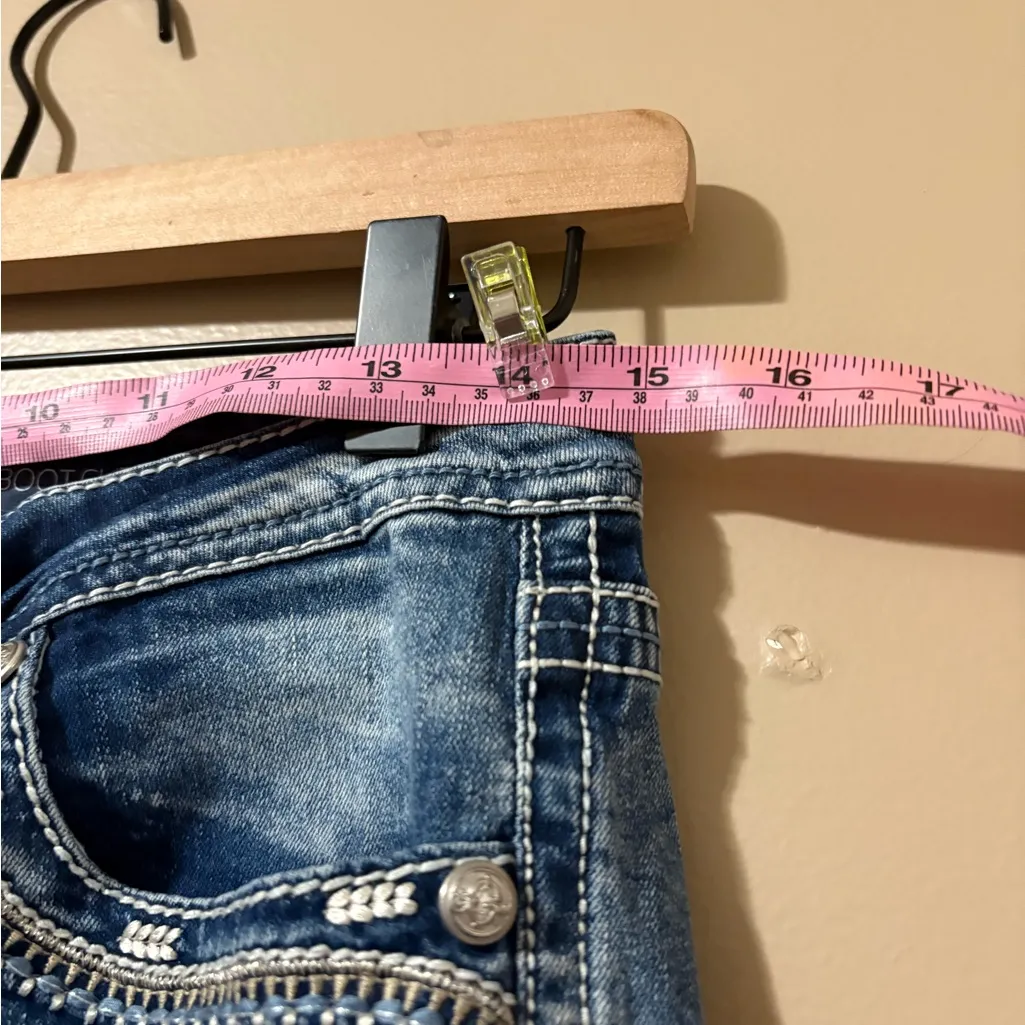 Grace Women's Boot Cut Jeans Blue Size 28 - Image 3