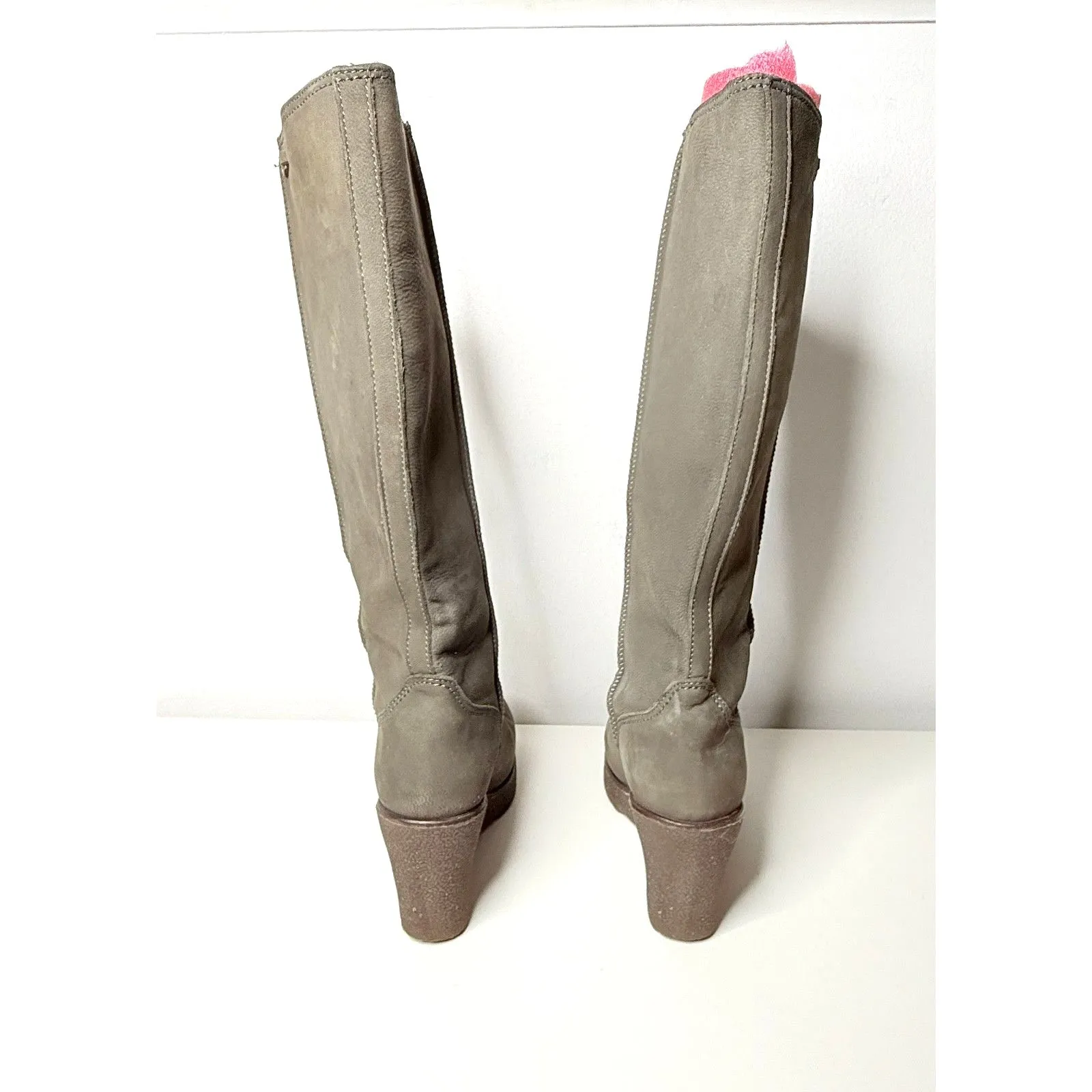 EMU Australia 100% Premium Sheep Skin Wedge Heighton Hi Knee High Boots Sz 8 - Image 3