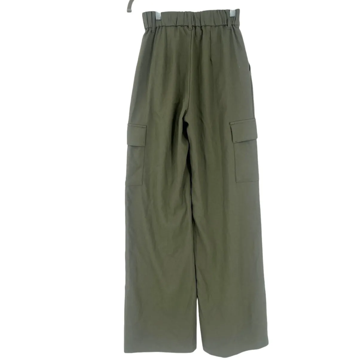 Hollister Ultra High Rise Wide Leg Cargo Womens Pants Sz XXS Long Y2K Utility - Image 5