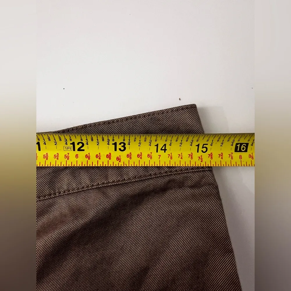 Sasson metallic straight pants vintage Gold Size undefined - Image 6