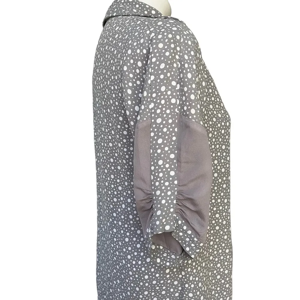 Vintage  Nouvelle Boutique Short Sleeve Button Down Blouse - Image 9