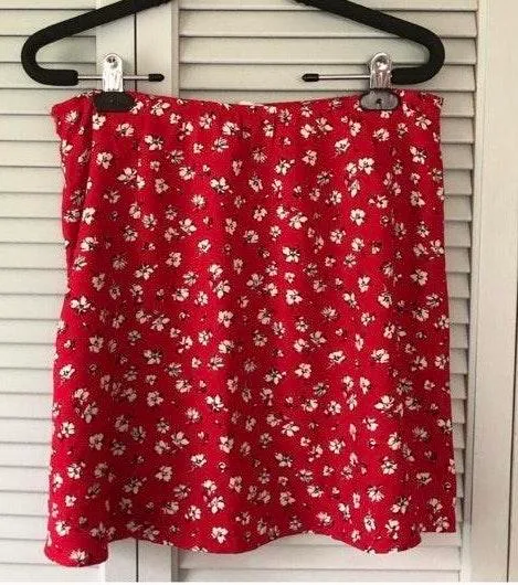 Henri Girl Red Mini Skirt - Image 3