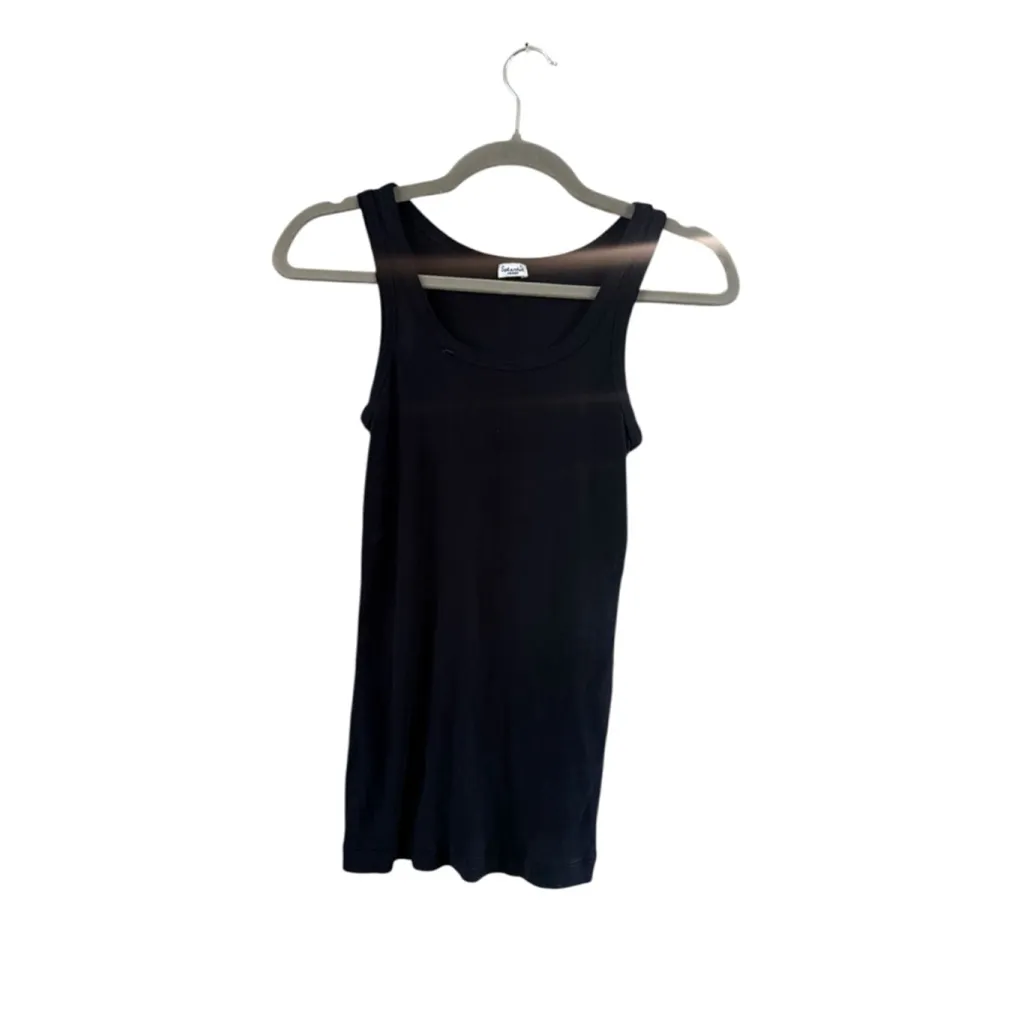 Women's Splendid Black Scoop Neck Tank Top M - Image 9