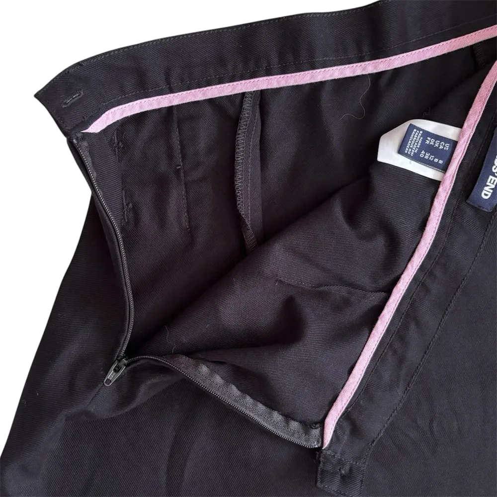 Lands' End Black A Line Skirt Women's Size 8 - Image 13