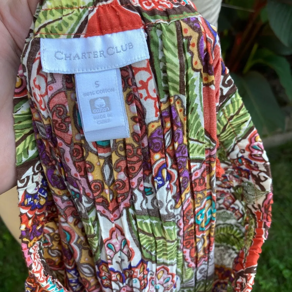 Charter Club  Full Pleated Boho Skirt - Image 2