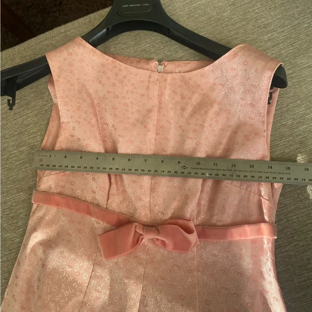 Beautiful Vintage pink taffeta handmade formal dress perfect for prom - Image 16