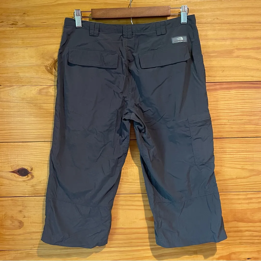 The North Face Dark Grey Cargo Cropped Capri Pants 6 Mid Rise Utility Gorpcore - Image 2