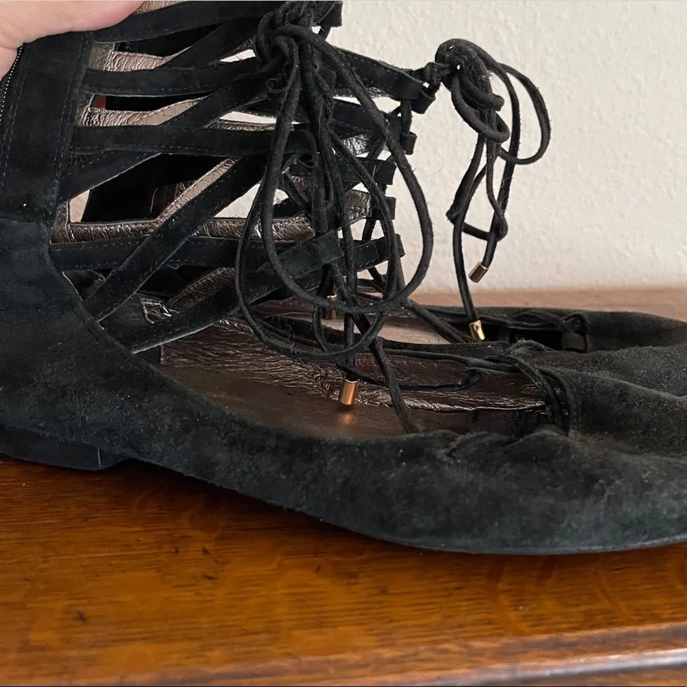 Jeffrey‎ Campbell Suede Flats - Image 3