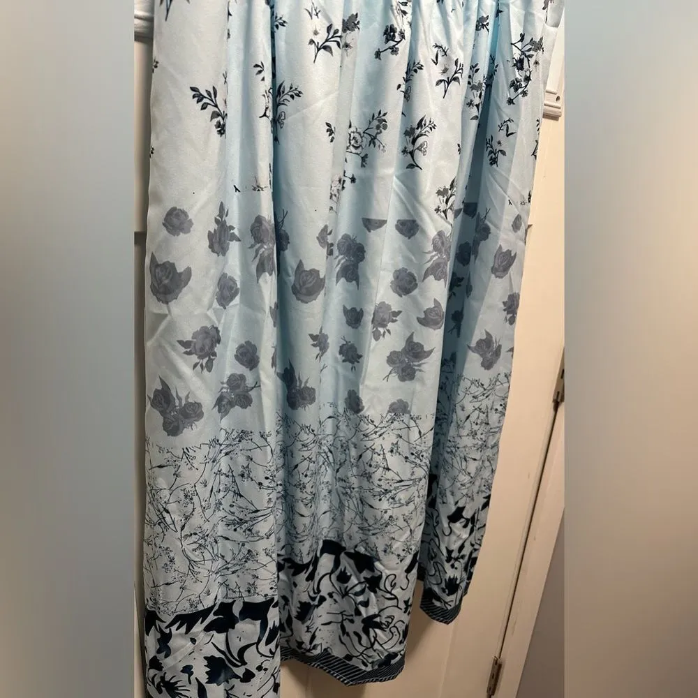 Woman’s SHEIN Midi Dress Floral Light Blue (734) - Image 2