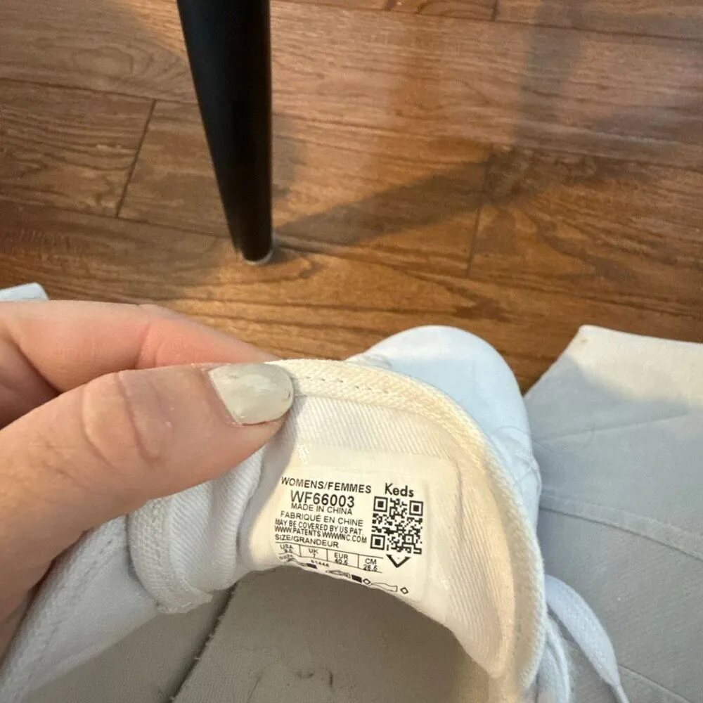 Keds trip up canvas white platform sneakers 9.5 - Image 10